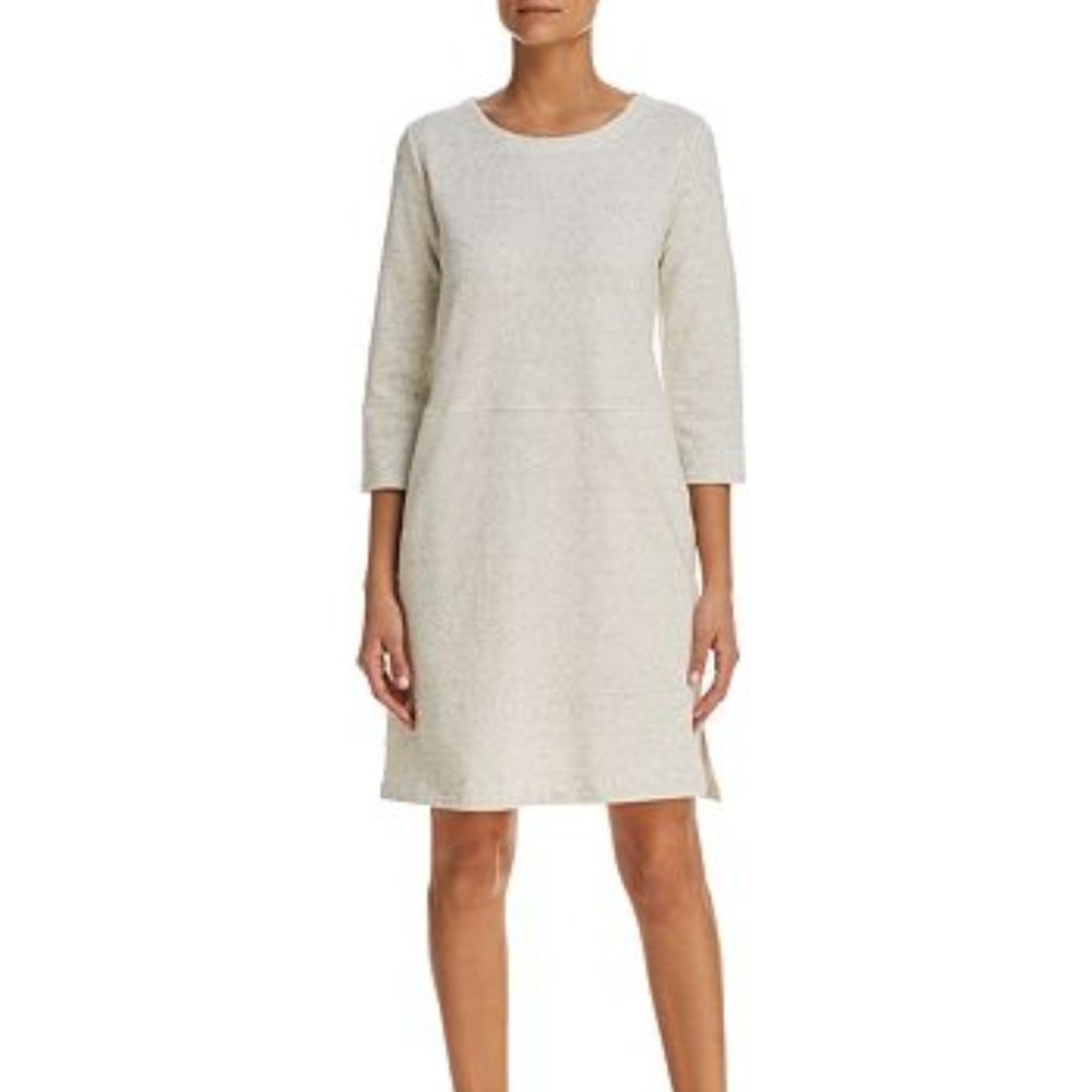 Eileen Fisher organic cotton sweatshirt dress
